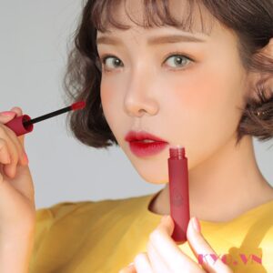 Son 3CE Smoothing Lip Tint Shameless - Đỏ hồng trầm  - Image 10