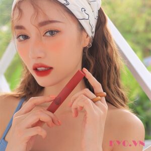 Son 3CE Smoothing Lip Tint Vintage Brick - Đỏ nâu - Image 11