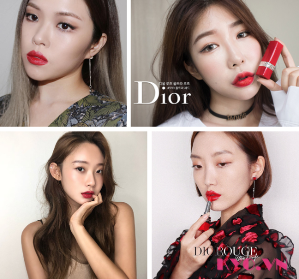 Son Dior Rouge Dior Ultra Rouge màu 999 - Đỏ cổ điển (Vỏ đỏ) - Image 6