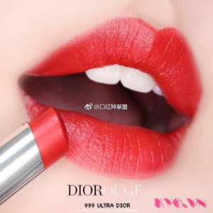 Son Dior Rouge Dior Ultra Rouge màu 999 - Đỏ cổ điển (Vỏ đỏ) - Image 3