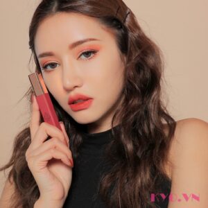Son 3CE Cloud Lip Tint Carrot Pink - Hồng san hô - Image 9