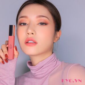 Son 3CE Cloud Lip Tint Cutesicle - Hồng nude - Image 5