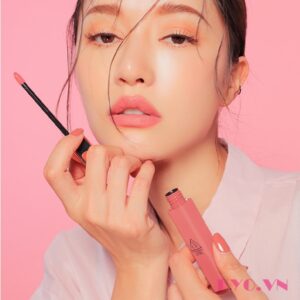 Son 3CE Cloud Lip Tint Cutesicle - Hồng nude - Image 4