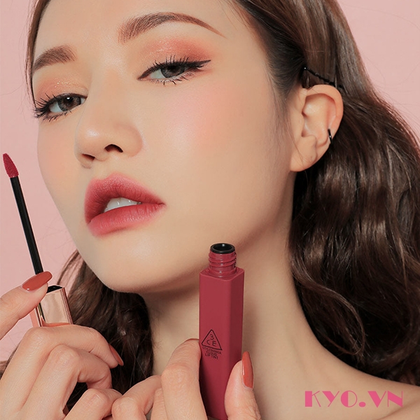 Son 3CE Cloud Lip Tint Fairy Cake - Hồng Đất trầm - Image 2