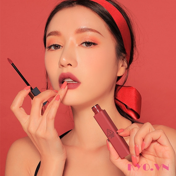 Son 3CE Cloud Lip Tint Fairy Cake - Hồng Đất trầm - Image 6