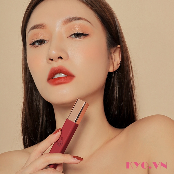 Son 3CE Cloud Lip Tint Live a Little - Đỏ Gạch - Image 4