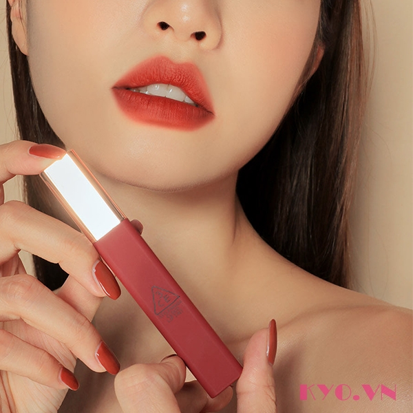 Son 3CE Cloud Lip Tint Live a Little - Đỏ Gạch - Image 5