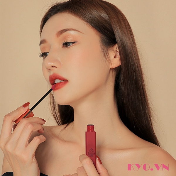 Son 3CE Cloud Lip Tint Live a Little - Đỏ Gạch - Image 6