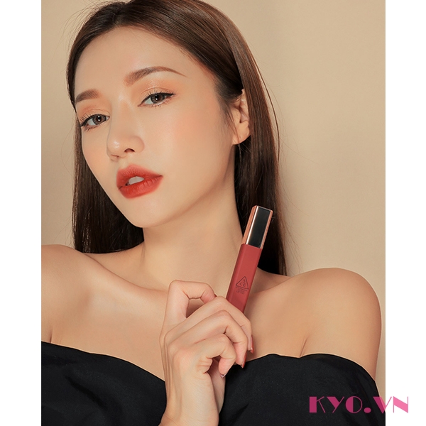Son 3CE Cloud Lip Tint Live a Little - Đỏ Gạch - Image 7