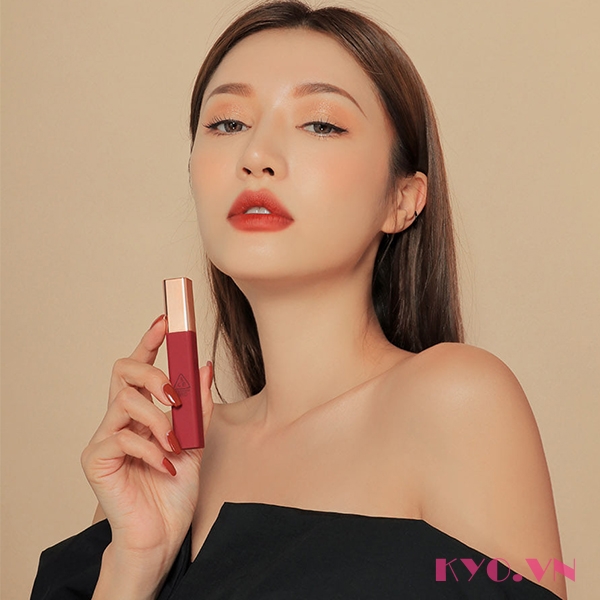 Son 3CE Cloud Lip Tint Live a Little - Đỏ Gạch - Image 8