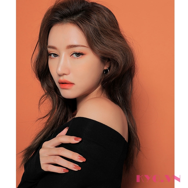 Son 3CE Cloud Lip Tint Peach Tease - Cam san hô - Image 8