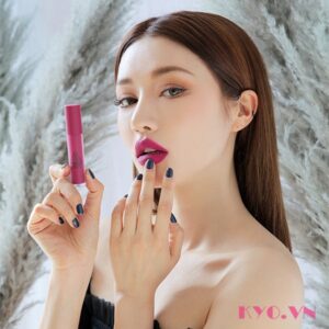 Son 3CE Soft Lip Lacquer Almost Mauve - Tím lạnh - Image 6