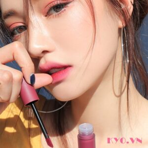 Son 3CE Soft Lip Lacquer Midnight Bottle - Tím hồng trầm - Image 5