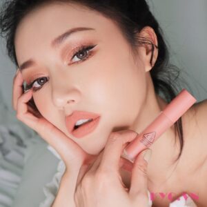 Son 3CE Soft Lip Lacquer Neutral Avenue - Cam Nude - Image 6