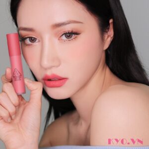 Son 3CE Soft Lip Lacquer Shawty - Hồng tươi - Image 6