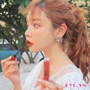 Son 3CE Soft Lip Lacquer Null Set - Đỏ gạch - Image 5