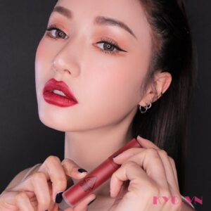 Son 3CE Soft Lip Lacquer Perk Up - Đỏ Hồng Trầm  - Image 4
