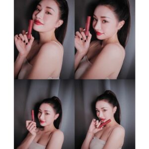 Son 3CE Soft Lip Lacquer Perk Up - Đỏ Hồng Trầm  - Image 5