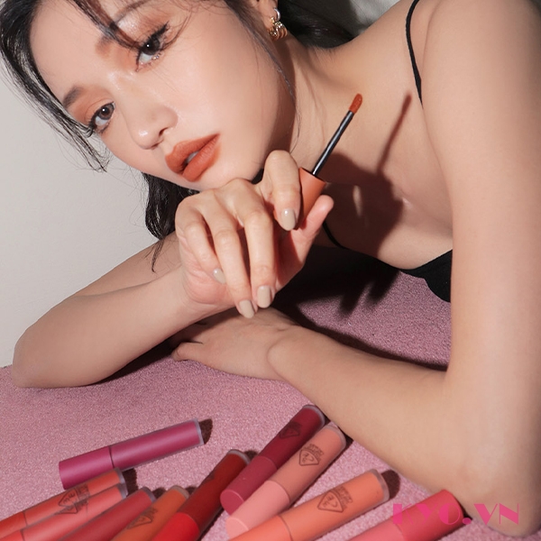Son 3CE Soft Lip Lacquer Tawny Red – Cam Đất - Image 8