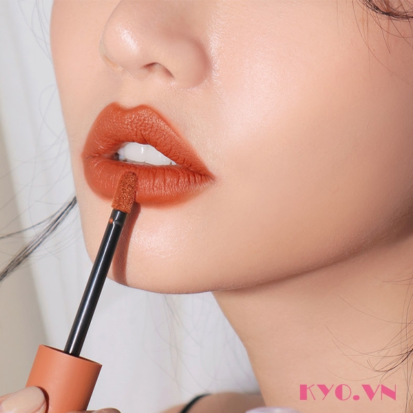 Son 3CE Soft Lip Lacquer Tawny Red – Cam Đất - Image 2