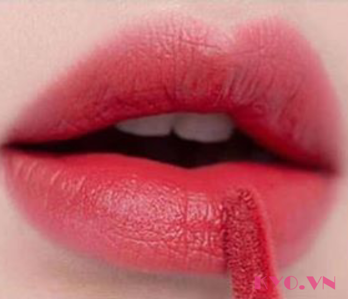 Son Peripera Ink Airy Velvet Tint 01 Hotspot Red - Đỏ hồng trầm - Image 5