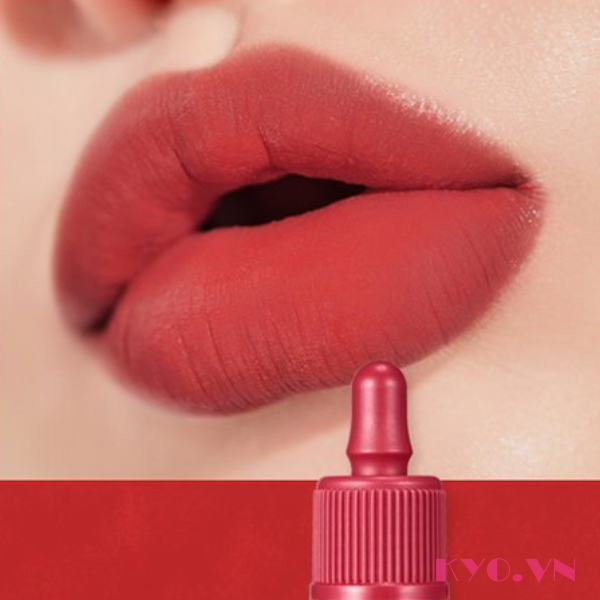 Son Peripera Ink Airy Velvet Tint 01 Hotspot Red - Đỏ hồng trầm - Image 2