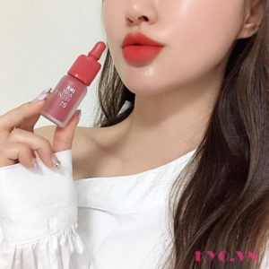 Son Peripera Ink Airy Velvet Tint 01 Hotspot Red - Đỏ hồng trầm - Image 6