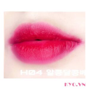 Son Black Rouge Color Lock Heart Tint H04 Almond Berry - Hồng tím - Image 4