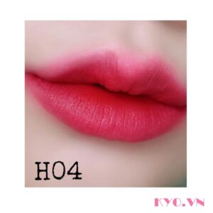 Son Black Rouge Color Lock Heart Tint H04 Almond Berry - Hồng tím - Image 3