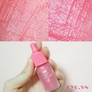 Son Peripera Ink Airy Velvet Tint 10 Twinkle Pinkism - Hồng baby - Image 3