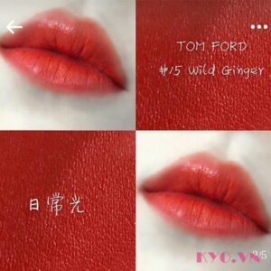 Son Tom Ford màu 15 Wild Ginger - Cam Đỏ - Image 4