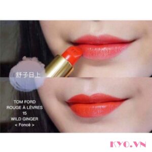 Son Tom Ford màu 15 Wild Ginger - Cam Đỏ - Image 5