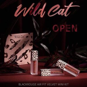Son Black Rouge Air Fit Velvet Mini Kit Wild Cat - Bản Noel 2019