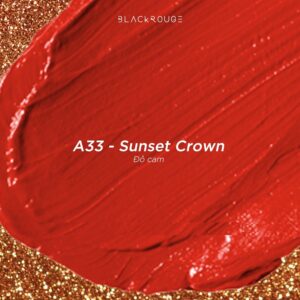 Son Black Rouge Ver 7 A33 – Đỏ Cam - Image 5