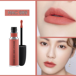 Son Kem Mac Powder Kiss Liquid Lipcolour Màu 989 Mull It Over - Cam Hồng Đất - Image 3