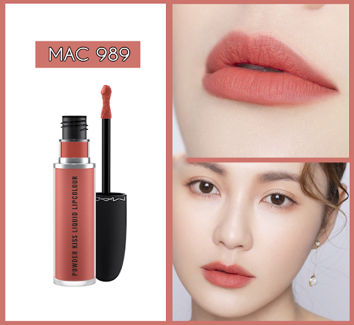 Son Kem Mac Powder Kiss Liquid Lipcolour Màu 989 Mull It Over - Cam Hồng Đất - Image 3