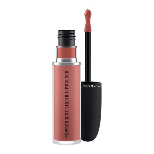 Son Kem Mac Powder Kiss Liquid Lipcolour Màu 989 Mull It Over - Cam Hồng Đất
