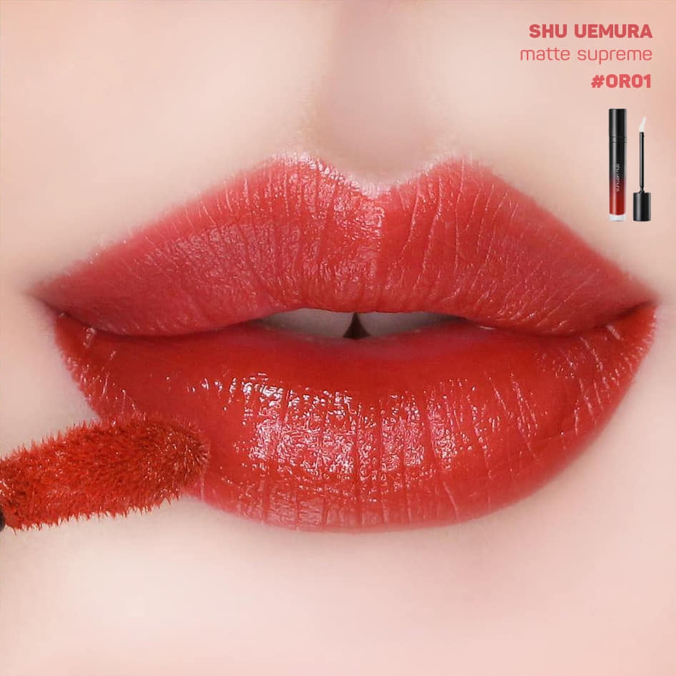 Son Kem Shu Uemura Matte Supreme Lacquer OR 01 – Đỏ gạch - Image 2