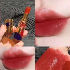 YSL Rouge volupte Shine Collector I LOVE YOU Dial Red 114 (Bản giới hạn) – Đỏ thuần - Image 3