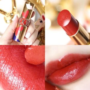 YSL Rouge volupte Shine Collector I LOVE YOU Take My Red Away 120 (Bản giới hạn) – Đỏ Gạch - Image 3