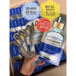 Mặt Nạ Tinh Chất dưỡng ẩm tái tạo trẻ hóa da Nature Beauty Collagen Ampoule Mask - Image 4