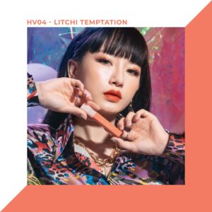 Son Black Rouge Half N Half Water Velvet Litchi Temptation HV04 – Cam Cháy - Image 5
