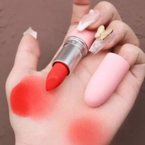 Son Mac Powder Kiss Kakao Friends Limited Edition – Times Infinity – Đỏ Cam - Image 5