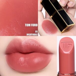 Son Tom Ford Lip Color Matte 01 Insatiable - Màu Hồng Cam - Image 5