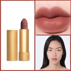 Son Gucci The Painted Veil Rouge Mat Lipstick 201 – Cam đất - Image 3