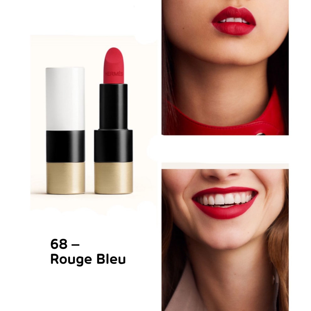 Son Hermes Matte 68 - Rouge Bleu – Đỏ hồng - Image 2