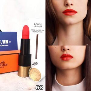 Son Rouge Hermès Rouge À Lèvres Mat 53 - Rouge Orange – Đỏ cam - Image 7