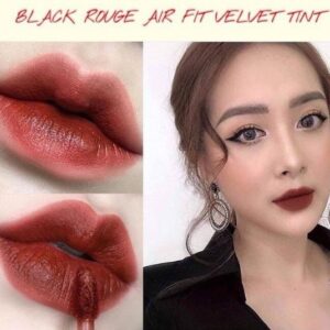 Son Black rouge Air Fit Velvet Tint Ver 8 màu A12 - Đỏ Nâu - Image 5
