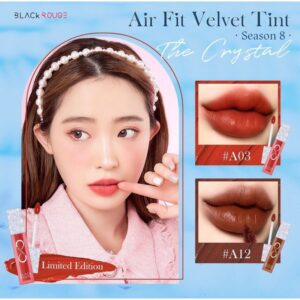 Son Black rouge Air Fit Velvet Tint Ver 8 màu A03 - Đỏ Cam - Image 2