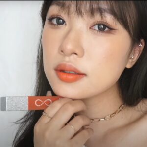 Son Black rouge Air Fit Velvet Tint Ver 8 màu A38 - Cam Tươi - Image 4